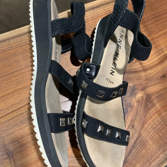 Anne Klein Wedge Sandals - Picture 2 of 4